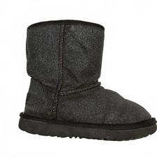girl's sparkly sherpa UGG boots size 12