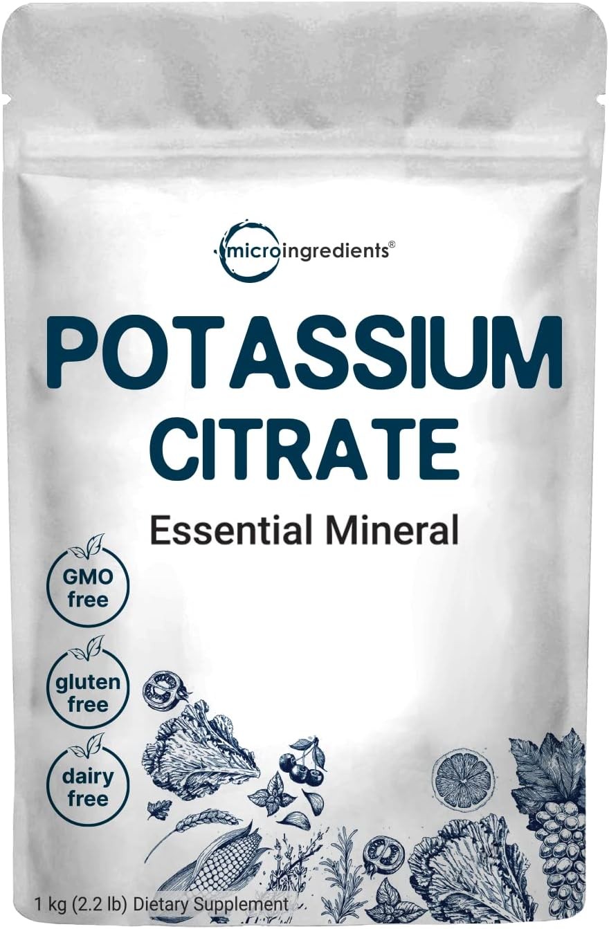 US Origin Potassium Citrate Powder, 1 KG (35 Ounce) | Essential Hydration...
