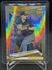 2022 Panini Elite Extra Edition SPENCER MILES Gold 05/24 Prime Numbers No. 136