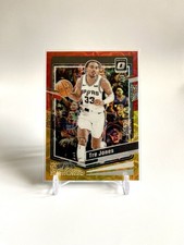 2023-24 Panini Donruss Optic Tre Jones Red/Gold International /99 #137