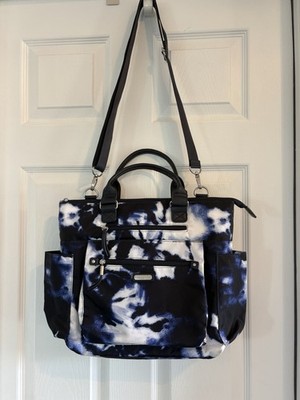 NWOT BAGGALINI CONVERTIBLE TOTE BACKPACK CARRY ON STRAP TO LUGGAGE HANDLE TRAVEL