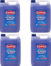 CarPlan All Seasons Concentrated Screenwash 5L x4 Windshield Washer Fluid 20L