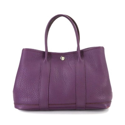 HERMES Garden Party 30 TPM Tote Bag Negonda Cassis 90318870