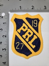 POLO RALPH LAUREN PATCHES BRAND NEW PRL 1927 BLUE/YELLOW SHIELD PATCH