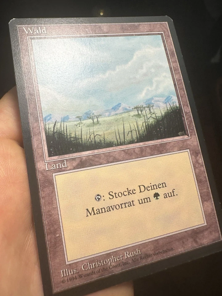 German FBB • Misprint Wald "Forest Plains" • NM / Unplayed • Mtg (862) - Image 4 of 4