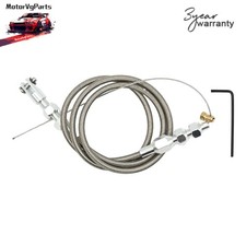 For Ford Gm And More Universal 24 Car Throttle Cable Braided Stainless Steel For Ford Gm And More Universal 24 Car Throttle Cable Braided Stainless Steel