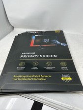 Qty 9, 23" Vintez Computer Privacy Screen Filter for 16:9 Monitor