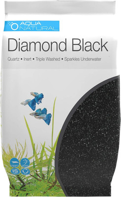 Diamond Black 10Lb, Premium Gravel and Substrate for Aquariums, Fish Tanks and T