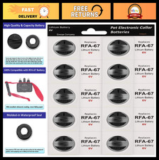 6V Replacement Battery Pack of 10 for Pet Safe Electronic Collars - Long-Lasting