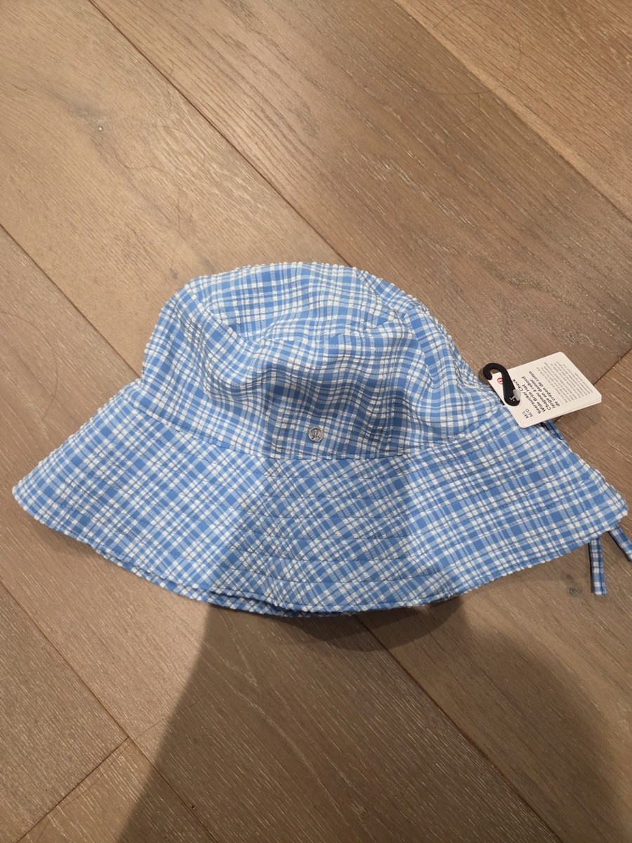 Lululemon Seersucker Check Wide Brim Hat BCOC Size M/L New  display picture 3