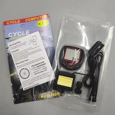 Bike Bicycle SPEEDOMETER Cycle Digital Odometer Computer MPH KMH Waterproof LCD