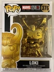 VAULTED LOKI #376 MARVEL STUDIOS 1ST 10 YEARS GOLD CHROME FUNKO POP