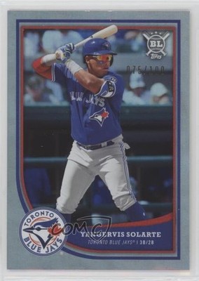 2018 Topps Big League Rainbow Foil 75/100 Yangervis Solarte #208 t3w