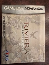 Riviera The Promised Land GBA Nintendo Game Boy Advance Instruction Manual 