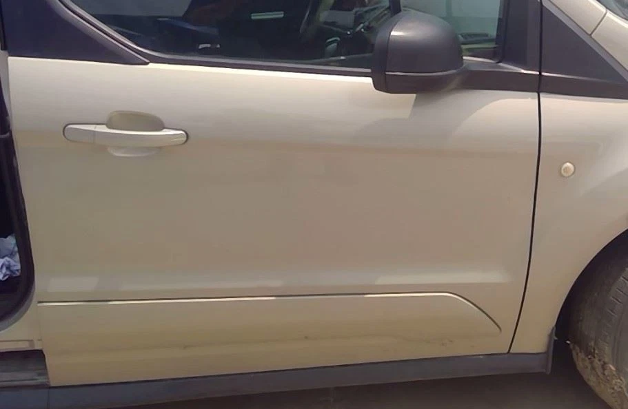 Passenger Front Door w/Auto up down glass 2014-2018 Ford Transit Connect Hi Tan — 第 2/4 张图片
