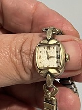 Vintage Hamilton Watch Women's 10K RGP Manual Wind Gold tone USA FOR REPAIR