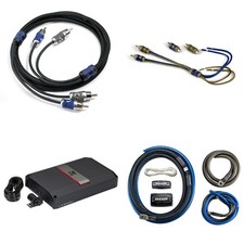 Kicker LX3000.1 , KISL Amp Install Kit, 3000w Mono Class-D Subwoofer Amp 5...