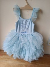 DISNEY CINDERELLA  Fun Party Tulle Lined Dress Fancy Dress 3-4 years VGC