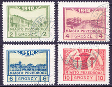PL 006 Poland Polska Przedborz local issue Fi 3B - 6B T1 used expertised