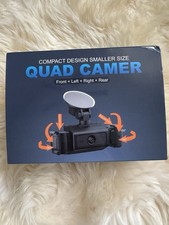 360 Degree View 4 Channel Dash Cam Front and Rear Inside Left Right, Dash Camera