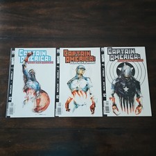 Captain America: Dead Men Running #1 2 3 Complete Set Marvel 2002 derek hess