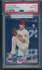 PSA 10 SHOHEI OHTANI/OTANI 2018 TOPPS PITCHING LA Angels Rookie Card RC GEM MINT