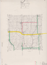 1964 thayer COUNTY NEBRASKA MAP