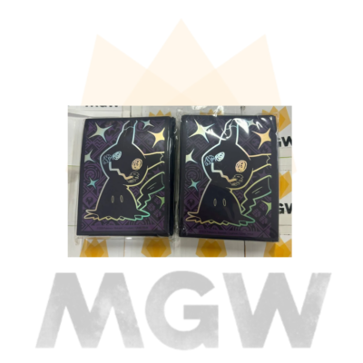 Pokemon TCG Mimikyu Paldean Fates 65ct Card Sleeves x2 Packs