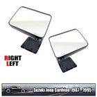 For Suzuki Samurai SJ410 Sierra LJ50 1981-1998 Pair Side Mirror Rear View Door