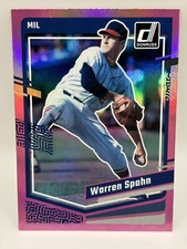 2023 Donruss Pink Variation Warren Spahn #237 Milwaukee NM