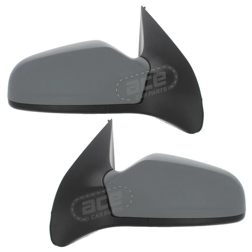 Electric 5 Door Wing Mirrors Vauxhall Astra H Mk5 2004-2009 Primed Covers 1 Pair