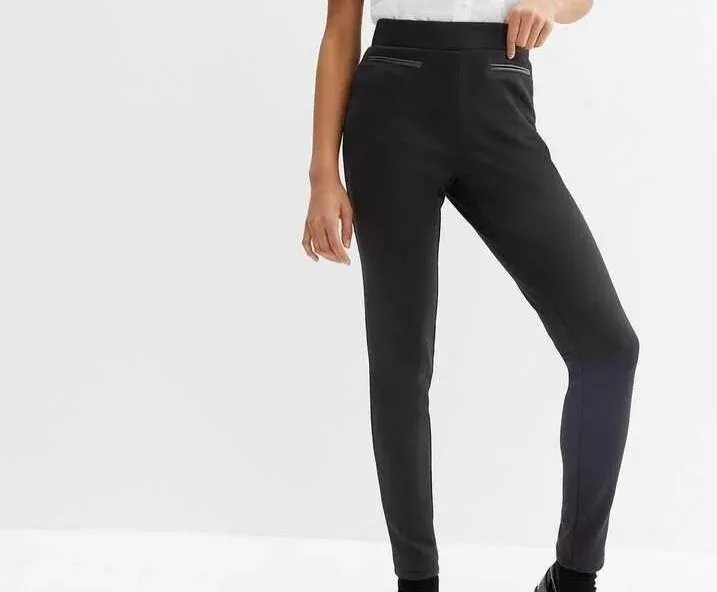 New look sales girls black trousers