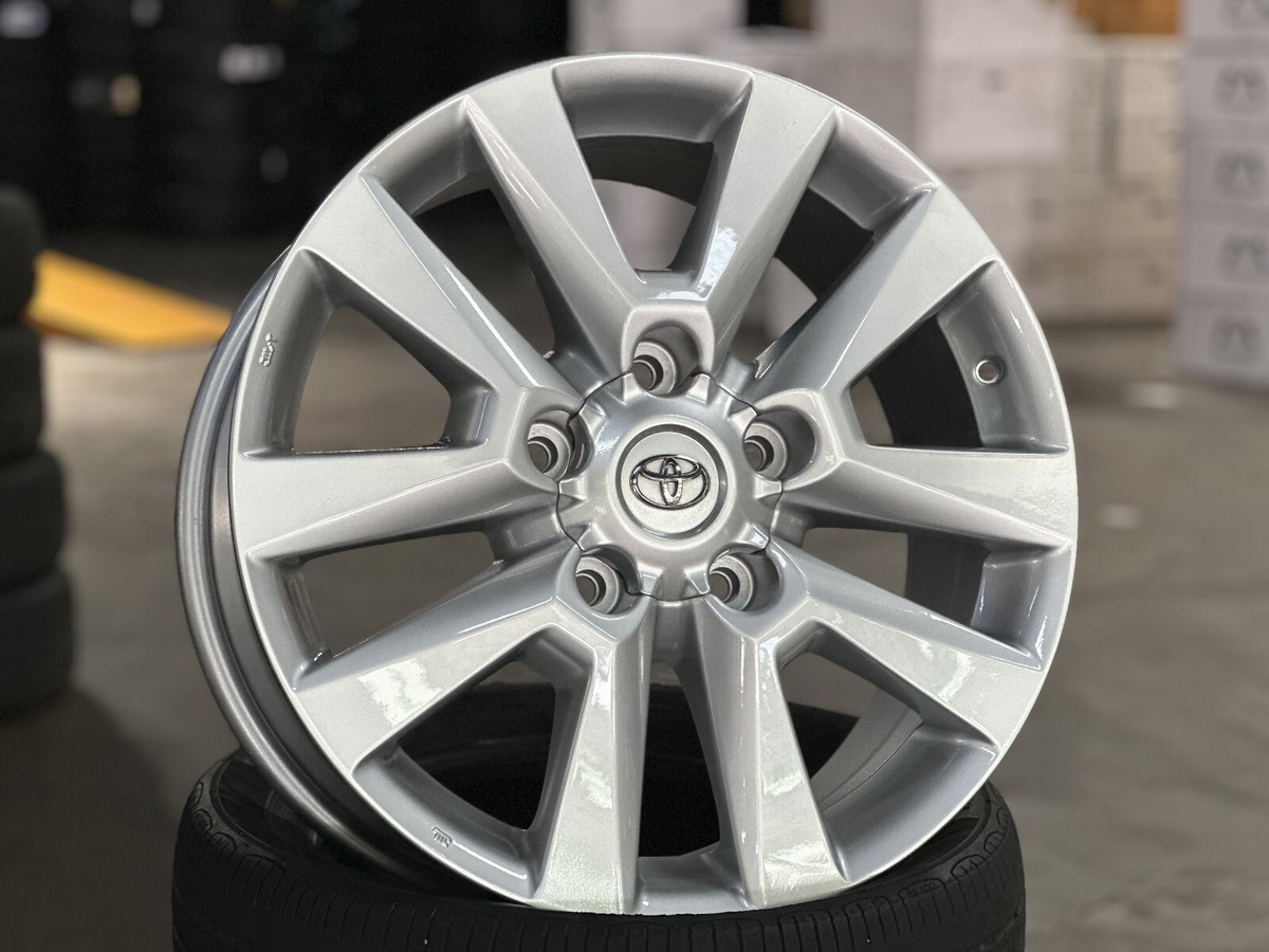 20x9 Toyota Land Cruiser (4 Wheel) 5x150 Silver Twin 5 Spoke Wheel