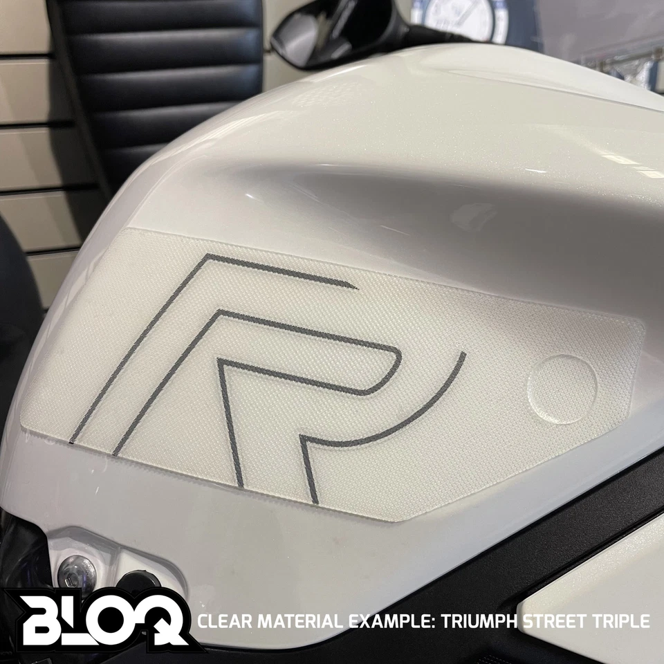 Empuñaduras para tanque de motocicleta Bloq Kawasaki Versys 1000 (2015-2018) PREMIUM - TRANSPARENTES Foto 4 de 4