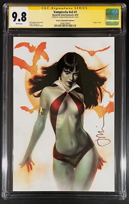 Vampirella 1 CGC 9.8 SS Josh Middleton Virgin Variant Scott's Collectables HTF