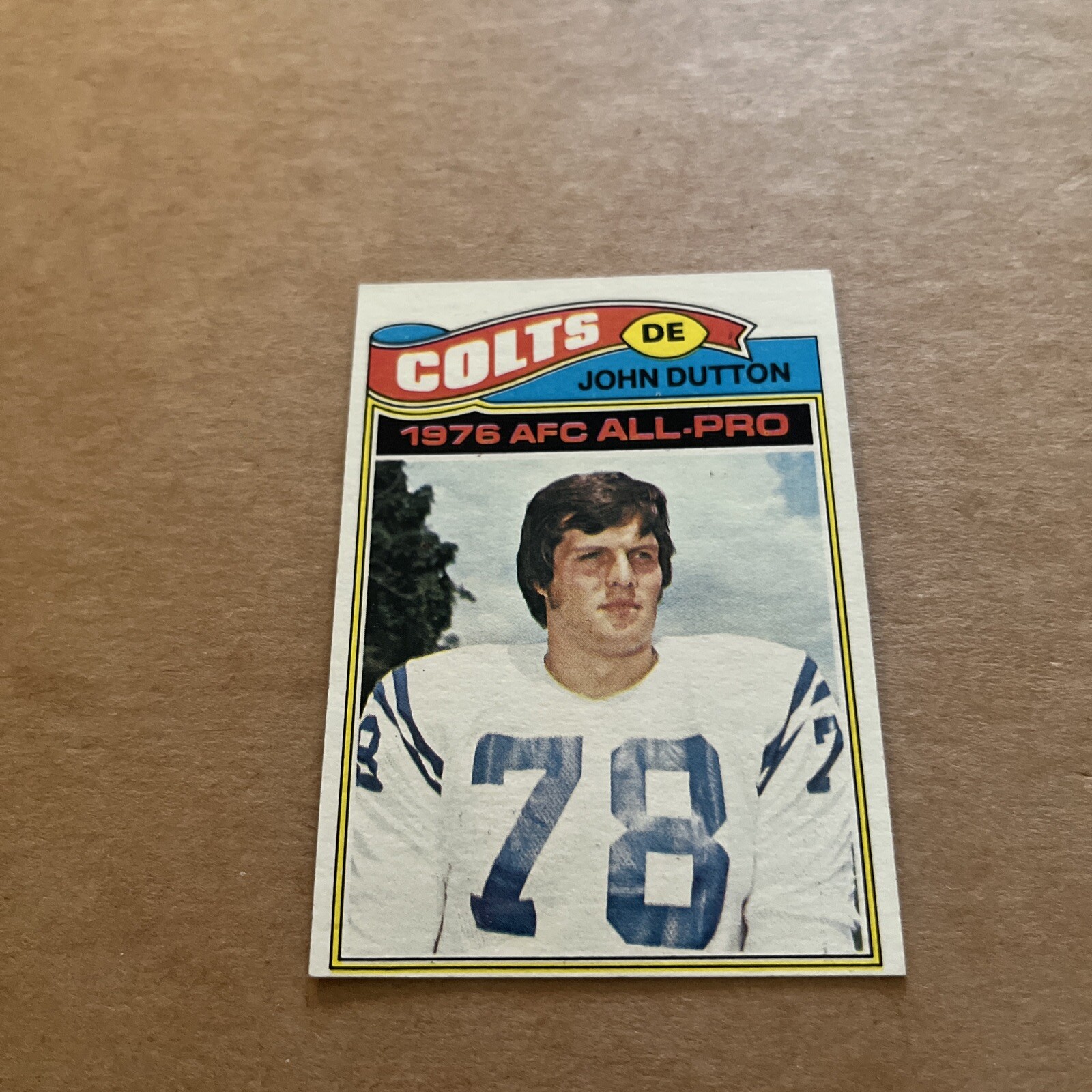 1977 Topps John Dutton Baltimore Colts 410 Free Shipping