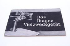   IHAGEE EXAKTA CAMERA MULTI PURPOSE ORIGINAL INSTRUCTIONS MANUAL GERMAN 136-1