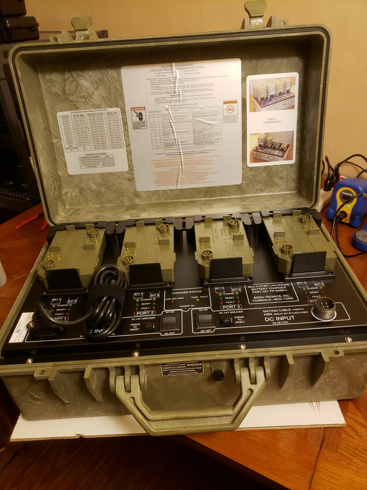 Soldier Portable Charger BTC70801 Pp8498/u Powered up once to test. eBay