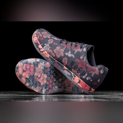 NoBull Project Navy Cherry Blossom Trainer Sneakers Unisex W