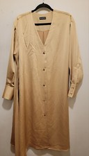 Halston ShirtDress Yellow Gold Sz Sm ( Sz 4/6)