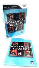 Nintendo Wii Hollywood Squares EMPTY Case w/ Manual