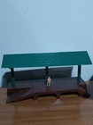 Plasticville Train Station O Scale Building  Parts Lot of 14 Pcs  Model Kit  — photo 2
