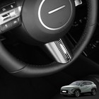 ABS Car Steering Wheel Frame Cover Trim For Hyundai Kona 2024 2025 Accessories