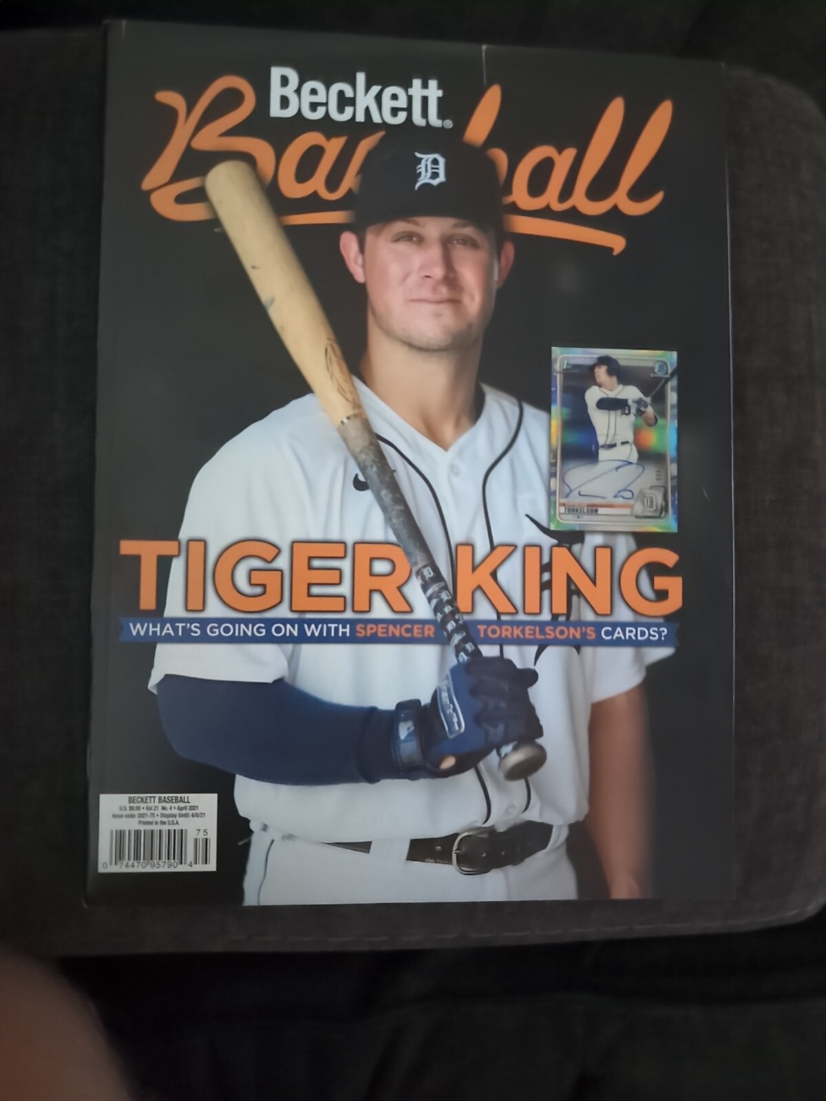 BECKETT BASEBALL CARD Price Guide Spencer Torkelson #181 April 2021