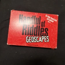 GEOSCAPES Handful of Riddles Game by MindWare Educational Ages 8+ 100% Complete 