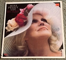 Miss PEGGY LEE Canta Canciones de CY COLEMAN LP Broadway Espectáculo Melodías Teatro MUSICAL