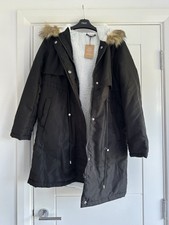 Shein / French Black Parka Coat