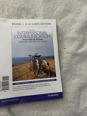 Interpersonal Communication: Relating - Loose Leaf, by Beebe Steven A.; - Good