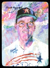 1986 Mothers Cookies CLAUDE RAYMOND HOUSTON ASTROS #4