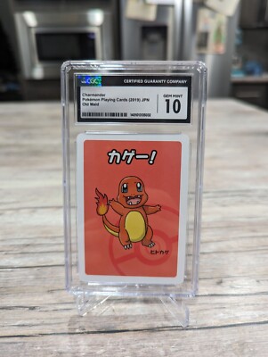 CGC 10 Charmander 2019 Pokemon Japanese Old Maid Playing Cards Gem